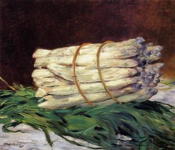A Bunch of Asparagus Artwork by Edouard Manet
