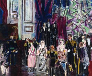 The Ball for the Adimral Artwork by Raoul Dufy