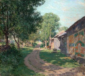 Midsummer Shadows Artwork by Willard Leroy Metcalf