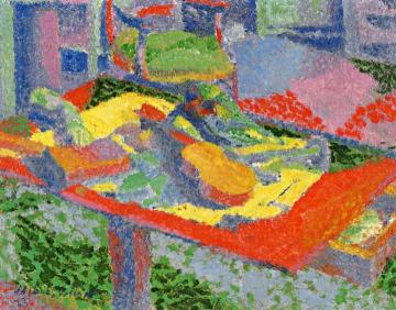 Still LIfe with Violin Artwork by Jacques Villon