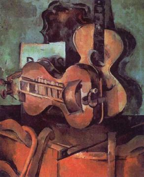 Still Life With Bandura Artwork by Alexander Osmerkin