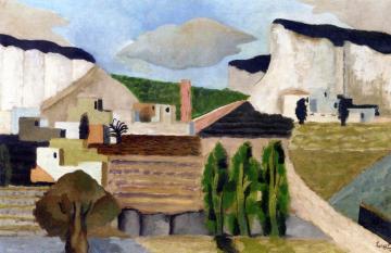 Spanish Landscape Artwork by Jean Lurçat