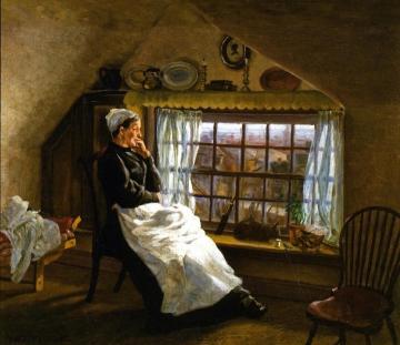 Woman By The Window Artwork by William Trego