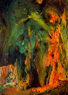 La cueva verde. Mallorca Artwork by Joaquin Mir Trinxet