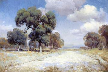 Landscape with Wagon Artwork by Julian Onderdonk