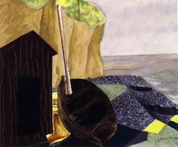 Cabin and Boats Artwork by Georges Braque