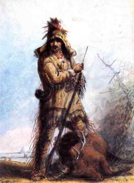 Louis - Rocky Mountain Trapper Artwork by Alfred Jacob Miller