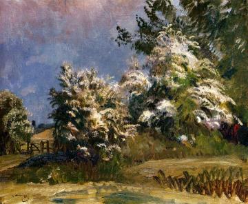 May Blossoms Artwork by Sir Alfred James Munnings