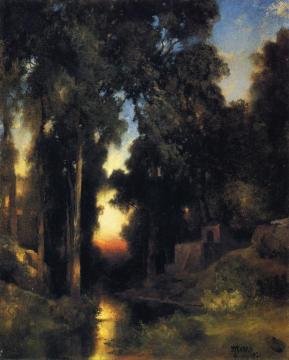 Mission in Old Mexico Artwork by Thomas Moran