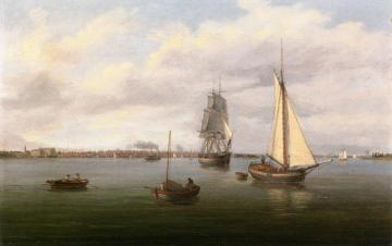 Philadelphia from the Delaware River Artwork by Thomas Birch
