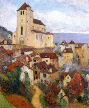 Saint Cirq Lapopie Artwork by Henri Martin