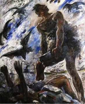 Cain Artwork by Lovis Corinth