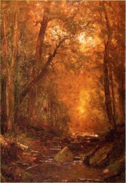 A Catskill Brook Artwork by Thomas Worthington Whittredge