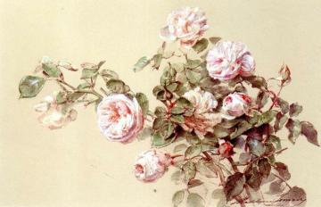 Roses Artwork by Madeleine Jeanne Lemaire