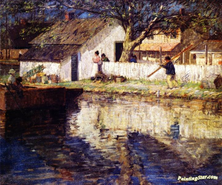 Little White House Artwork by Rae Sloan Bredin