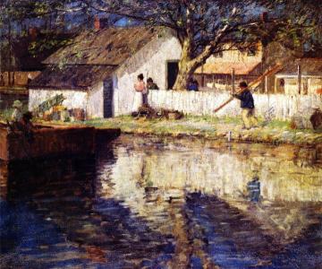 Little White House Artwork by Rae Sloan Bredin