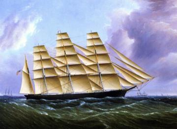 The Clipper "great Republic" Artwork by James E. Buttersworth