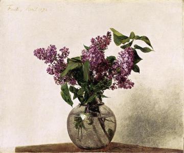 Lilacs Artwork by Henri Fantin-Latour