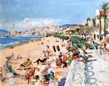La Croisette, Cannes Artwork by Lucien Adrion