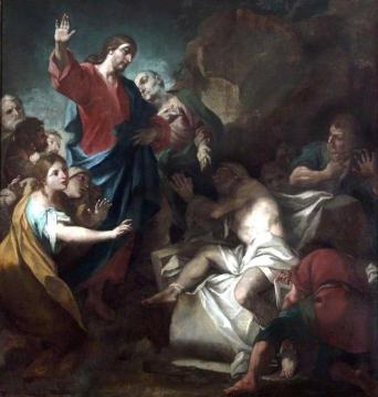 The Raising of Lazarus Artwork by Antonio Balestra