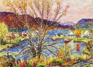 Eddyville, New York Artwork by Reynolds Beal