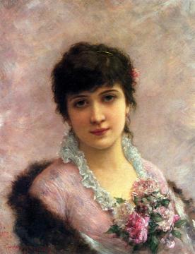 The Rose Beauty Artwork by Emile Eisman-Semenowsky