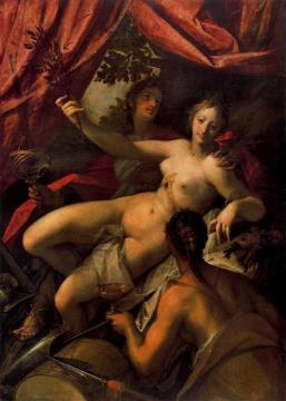 Allegory of Peace, Art and Abundance Artwork by Hans von Aachen
