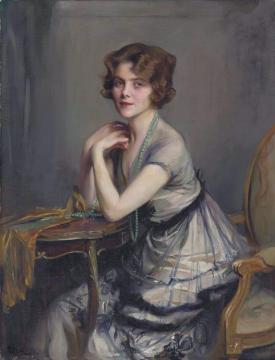 Winnie Melville, Mrs Derek Oldham Artwork by Philip Alexius de Laszlo