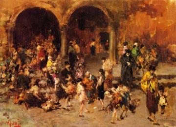 Mercato A Venezia Artwork by Vincenzo Irolli