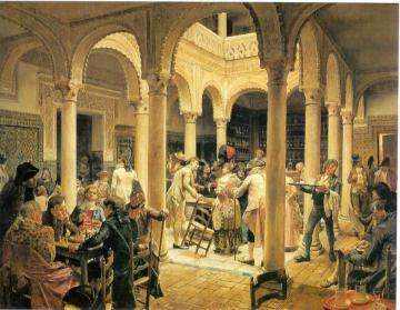 El Cafe Artwork by Jose Jimenez y Aranda