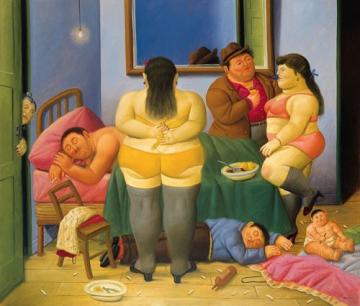 The House Of Marta Pintuco Artwork by Fernando Botero