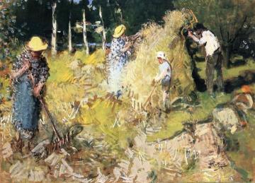 The Harvest Artwork by Pierre Eugène Montézin