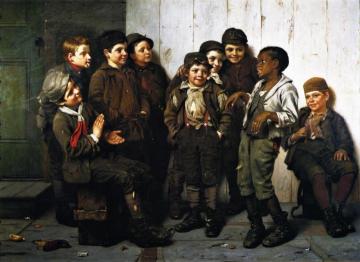 A Jolly Lot Artwork by John George Brown