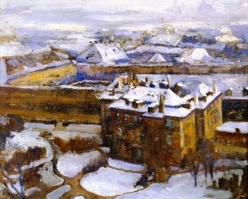 Over the City, Prague Artwork by Alson Skinner Clark