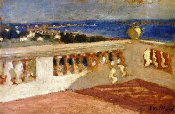 The Bay of Cannes, Seen from the Terrace Artwork by Edouard Vuillard