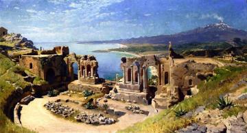The Amphitheater At Taormina Artwork by Peder Mork Monsted