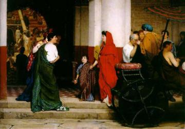 Entrance to a Roman Theatre Artwork by Sir Lawrence Alma Tadema