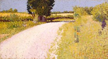 Path in the Country Artwork by Charles Angrand