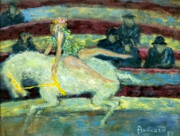 The Horsewoman Artwork by Pierre Bonnard