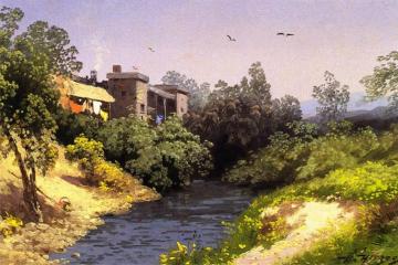 Old Mexican Quarters Artwork by Herman Herzog