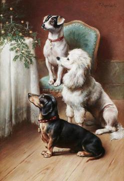A Christmas Treat Artwork by Carl Reichert