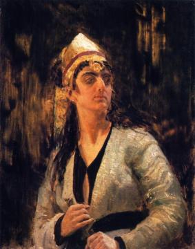 Woman with a Dagger Artwork by Ilya Yefimovich Repin