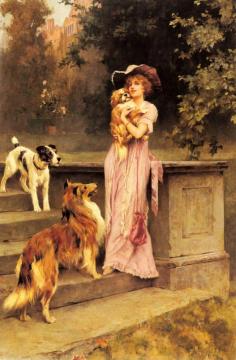 Afternoon Promenade Artwork by Arthur Wardle
