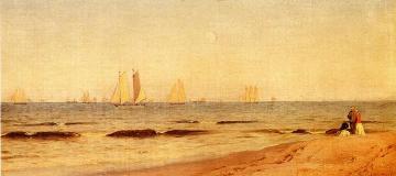 Sandy Hook Artwork by Alfred Thompson Bricher