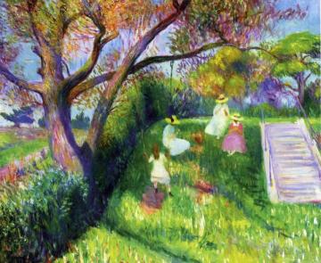 The Swing Artwork by William James Glackens