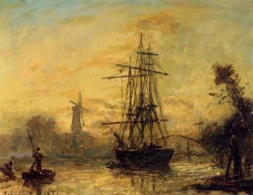 Rotterdam Artwork by Johan Berthold Jongkind