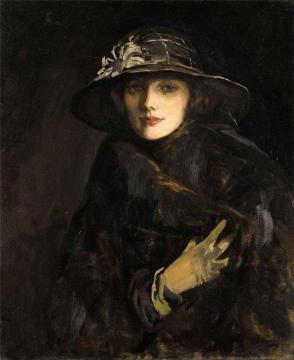 Portrait Of Lady Gwendoline Churchill Artwork by Sir John Lavery