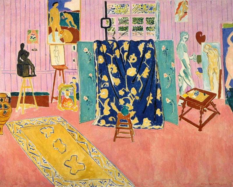 The Pink Studio Artwork by Henri Matisse