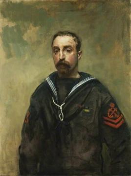 Petty Officer E. Pitcher Artwork by Ambrose McEvoy