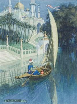 Anight My Shallop Artwork by Norman Ault